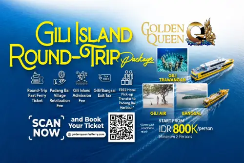 RETURN TRIP Padang Bai - Gili Lombok